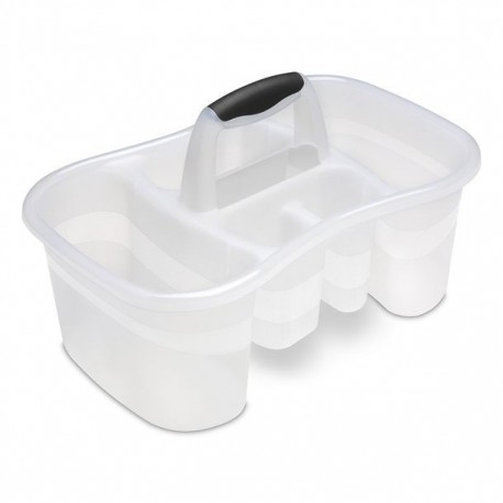 CESTO ORGANIZADOR BAÑO TRASLUCIDO STERILITE - Envío Gratuito