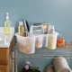 CESTO ORGANIZADOR BAÑO TRASLUCIDO STERILITE - Envío Gratuito