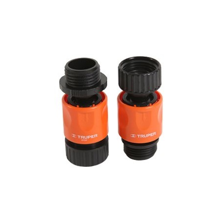 JUEGO DE CONECTORES CLICK RIEGO 3/4" - Envío Gratuito