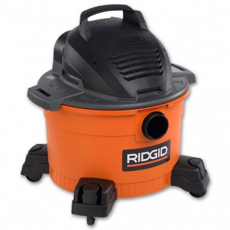 ASPIRADORA SECO MOJADO 6 GALONES 2.5 HP. RIDGID - Envío Gratuito