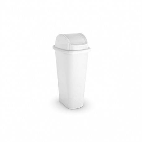 BASURERO CON TAPA OSCI LTANTE 42 LT BLANCO - Envío Gratuito