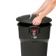 BOTE DE BASURA CON RUEDAS 121 LITROS - Envío Gratuito