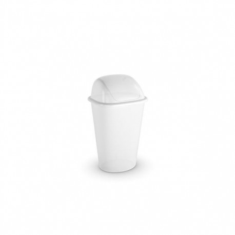 BASURERO CON TAPA OSCI LTANTE 30 LT BLANCO - Envío Gratuito