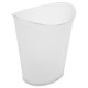 BOTE BASURA OVAL TRASLUCIDO 11.3 LT - Envío Gratuito