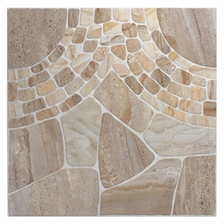 PISO SENDERO 45 X 45 CM BEIGE - Envío Gratuito