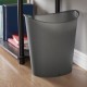 BOTE BASURA OVAL GRIS TRASL 11.3 LT - Envío Gratuito
