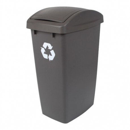 BOTE PARA BASURA 47 L TAPA ABATIBLE - Envío Gratuito