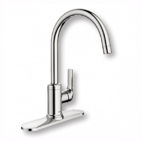 MEZCLADORA MONOMANDO PARA COCINA CHARMANT ACERO INOXIDABLE - Envío Gratuito