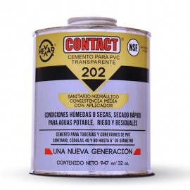 CEMENTO CONTACT PVC TRANSP 32 OZ 947 ML - Envío Gratuito