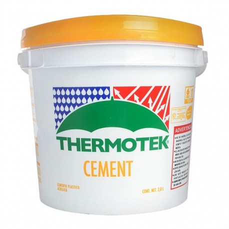 THERMOTEK CEMENTO ACRÍLICO BLANCO GALÓN - Envío Gratuito