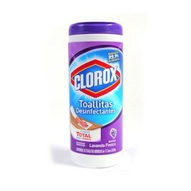 TOALLITAS DESINFECTANTES LAVANDA 35 PZAS - Envío Gratuito