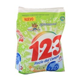 DETERGENTE 123 ROCÍO DE CAMPO 900 GR - Envío Gratuito