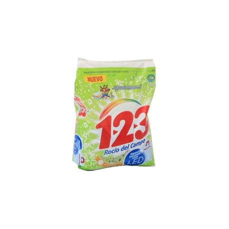 DETERGENTE 123 ROCÍO DE CAMPO 900 GR - Envío Gratuito