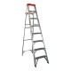 ESCALERA TIJERA ALUM T-II 8' DE 7 ESC - Envío Gratuito