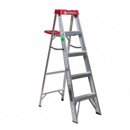 ESCALERA TIJERA ALUM T-III 5' DE 4 ESC - Envío Gratuito