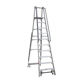 ESCALERA ALUM PLATAFORMA IA 10 ESC - Envío Gratuito