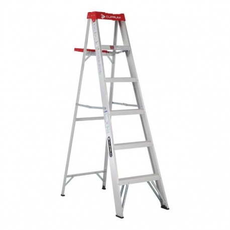 ESCALERA TIJERA ALUM T-III 6' DE 5 ESC - Envío Gratuito