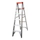 ESCALERA TIJERA ALUM T-II 6' DE 5 ESC - Envío Gratuito