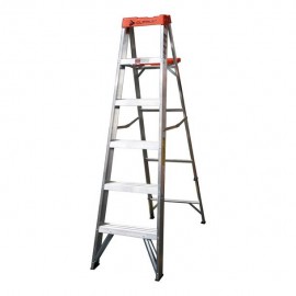 ESCALERA TIJERA ALUM T-II 6' DE 5 ESC - Envío Gratuito