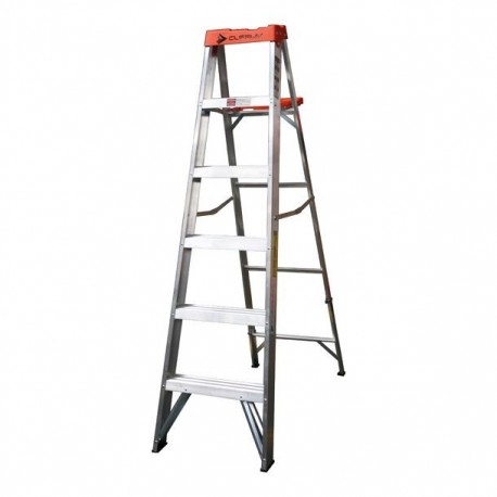 ESCALERA TIJERA ALUM T-II 6' DE 5 ESC - Envío Gratuito