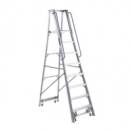 ESCALERA ALUM PLATAFORMA IA 8 ESC - Envío Gratuito