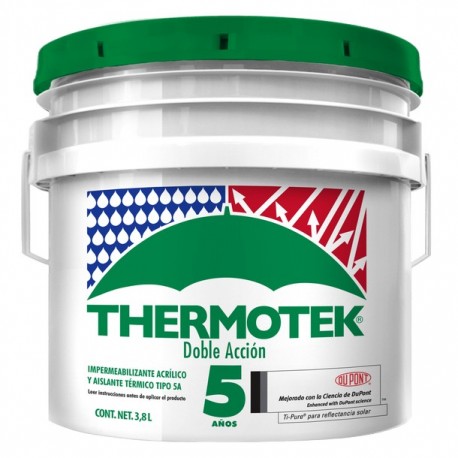 IMPERMEABILIZANTE THERMOTEK DOBLE ACCIÓN TERRACOTA 5 AÑOS - Envío Gratuito
