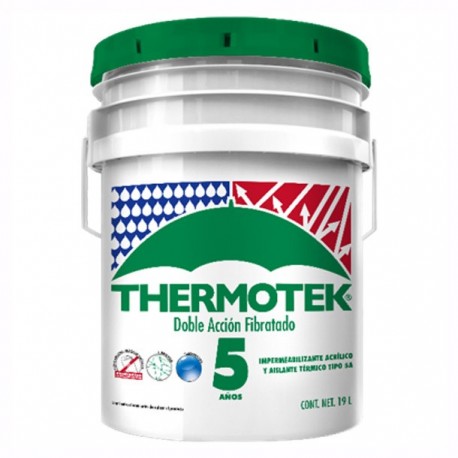 THERMOTEK DOBLE ACCIÓN BLANCO 5 AÑOS CUBETA 19 L - Envío Gratuito