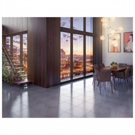 PISO CARRARA 60X60 BLANCO 1.80M2 DALTILE - Envío Gratuito
