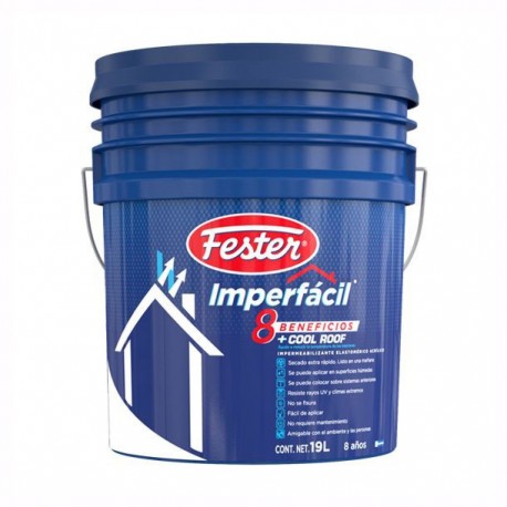 IMPERMEABILIZANTE 8 BENEFICIOS BLANCO 19L - Envío Gratuito