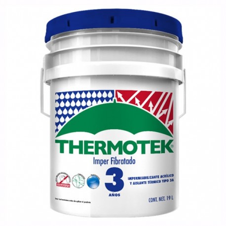 THERMOTEK IMPER 3 AÑOS TERRACOTA CUBETA - Envío Gratuito