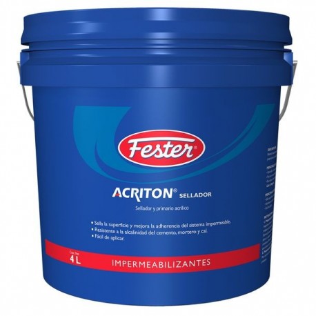 SELLADOR Y PRIMARIO ACRÍLICO FESTER ACRITON SELLADOR 4L - Envío Gratuito