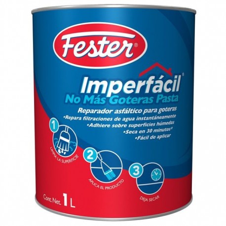 REPARADOR FESTER IMPERFÁCIL NO MÁS GOTERAS PASTA 1L - Envío Gratuito