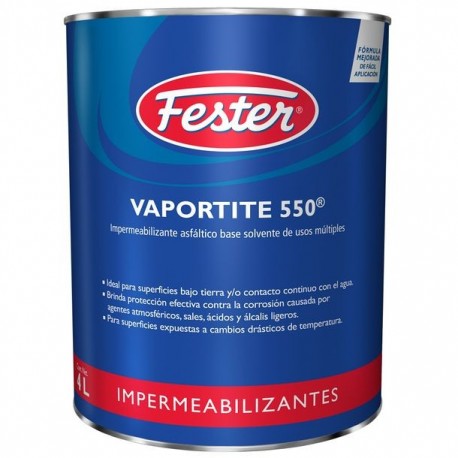 IMPERMEABILIZANTE ASFÁLTICO FESTER VAPORTITE 4 L - Envío Gratuito
