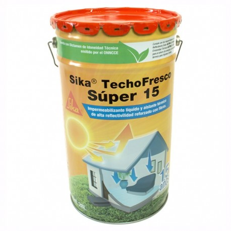 IMPERMEABILIZANTE SIKA TECHO FRESCO SUPER 15 - Envío Gratuito