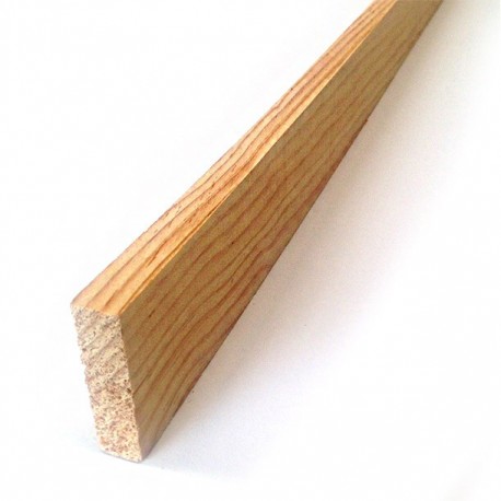 TABLA DE PINO DE MADERA SELECTA 1""X3""X8""" - Envío Gratuito