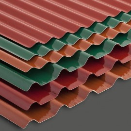 LÁMINA OPALIT ONDULADA ROJO .82 X 2.44 M - Envío Gratuito