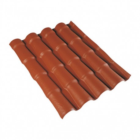 TEJA SAN MIGUEL 0.97 X 1.26 M ROJO - Envío Gratuito