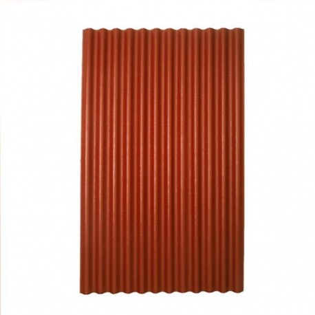 LAMINA ONDURA PREMIUM ROJA 9 ONDAS - Envío Gratuito