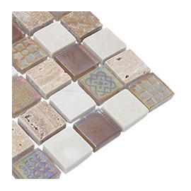 MALLA BARCELONA BEIGE 30.5 X 30.5 CM - Envío Gratuito