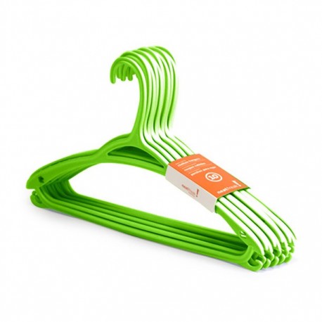 GANCHO DE PLÁSTICO COLOR VERDE 10 PIEZAS - Envío Gratuito
