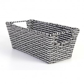 BIN CHICO PAPEL COLOR NEGRO-BLANCO - Envío Gratuito