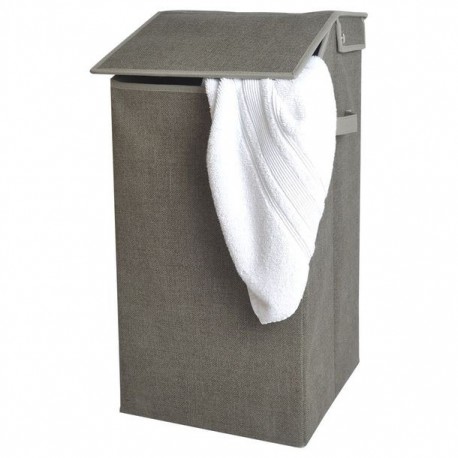 CESTO PARA ROPA DELUXE CAFÉ 30X30X60CM - Envío Gratuito