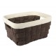 GAVETA CHOCOLATE CON FRANJA BEIGE - Envío Gratuito