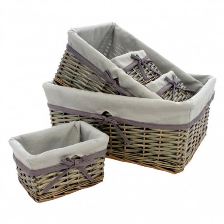 SET DE 5 CANASTAS DECORATIVAS - Envío Gratuito
