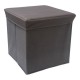 CUBO ASIENTO PLEGABLE PARA ALMACENAJE GRIS - Envío Gratuito
