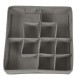 ORGANIZADOR AJUST. 16 ESPACIOS DELUXE CAFÉ 30X30X10CM - Envío Gratuito