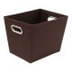 GAVETA ORGANIZADORA CHOCOLATE 27X27X35CM - Envío Gratuito
