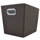 GAVETA ORGANIZADORA CHOCOLATE 27X27X35CM - Envío Gratuito