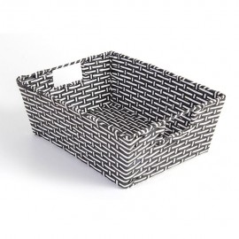 BIN MEDIANO PAPEL COLOR NEGRO-BLANCO - Envío Gratuito