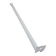 ESCUADRA METÁLICA DE 40 CM BLANCO - Envío Gratuito